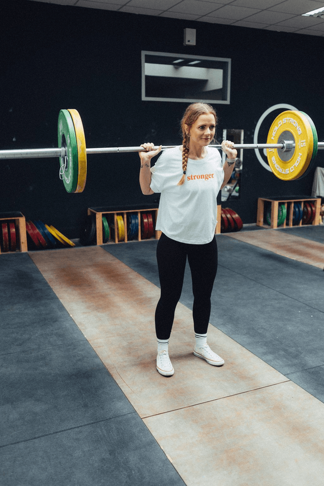 STRONGER T-SHIRT WOMEN WHITE