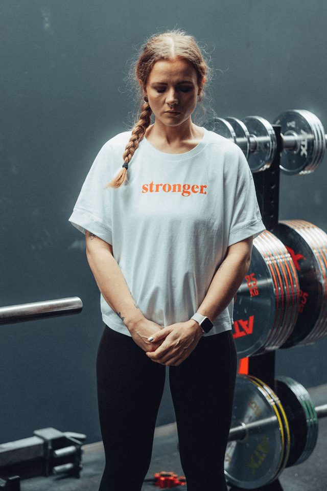 STRONGER T-SHIRT WOMEN WHITE