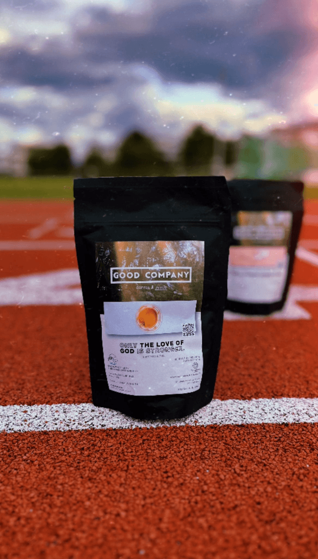GOOD COMPANY COFFEE - ONLY THE LOVE OF GOD IS STRONGER - ESPRESSO BLEND