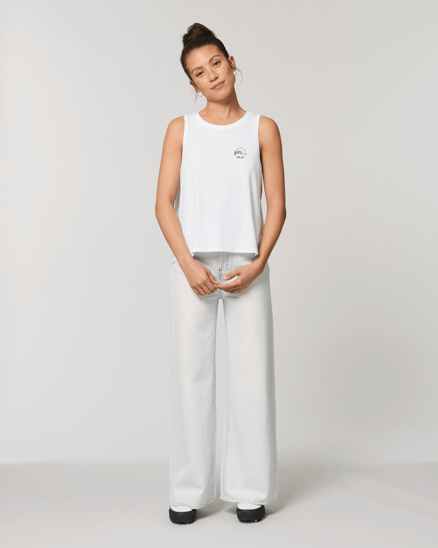 GLORYWAVES BASICS DANCER TANK TOP WOMEN WHITE