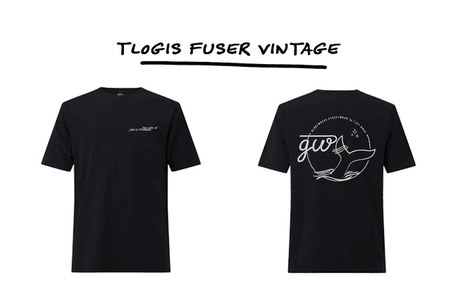 TLOGIS FUSER VINTAGE TEE UNISEX BLACK